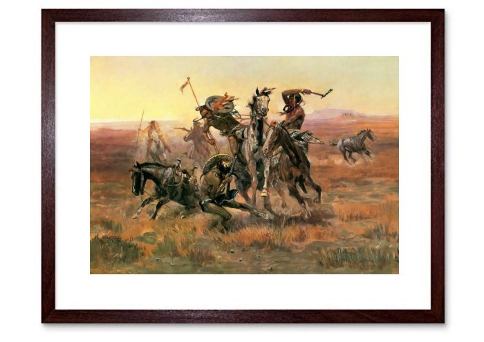 CM Russell When Blackfoot And Sioux Meet
